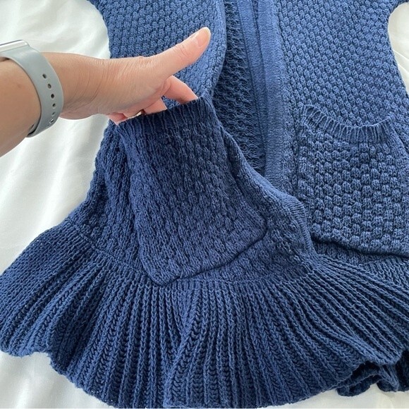 Guinevere Anthropologie Open Front Cardigan with High Side Slits Size‎ Small - Picture 8 of 10